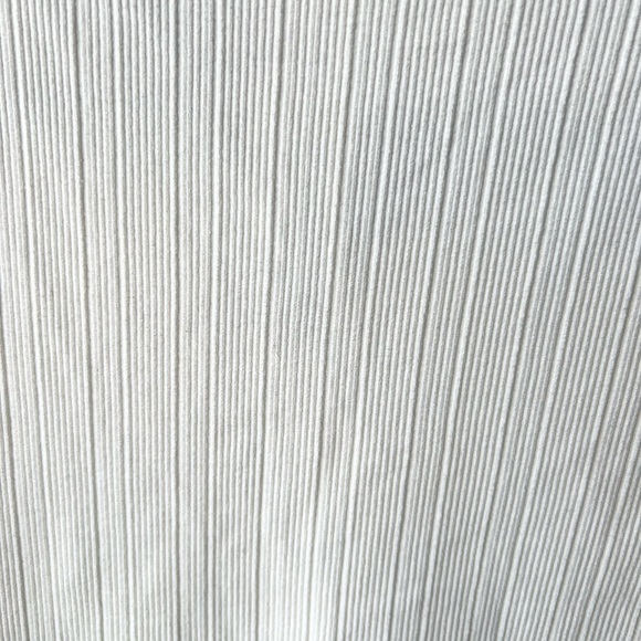 Zara RETRO SEAMLESS TOP Green Collared Stretchy Shirt- X/S- NWOT - Picture 8 of 12